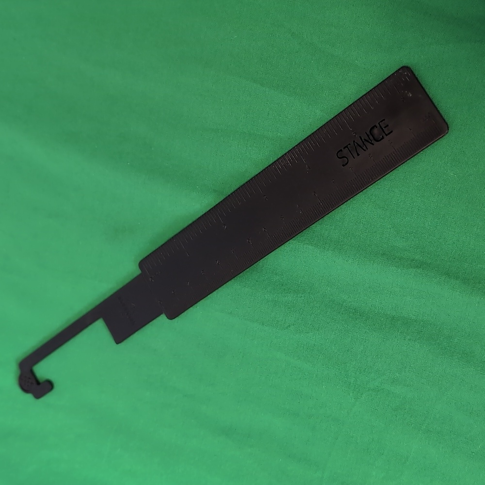 Stance 6" Ruler Hanger Black